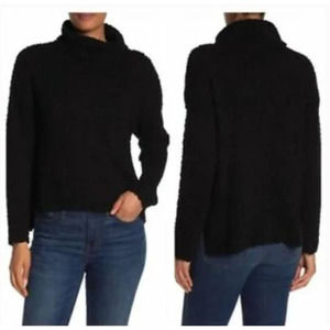 Bobeau Cozy Black Turtleneck Sweater